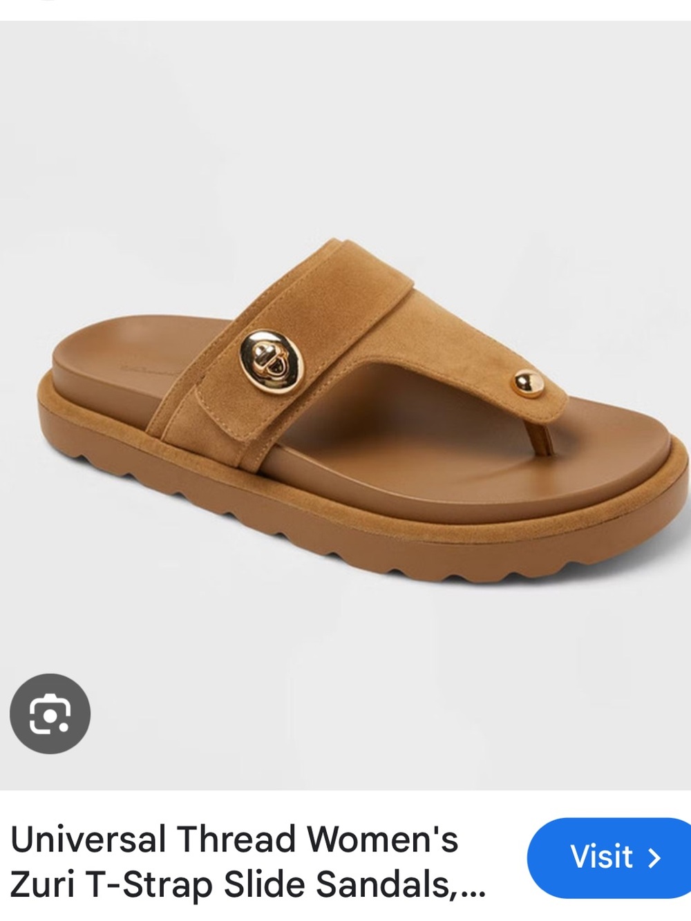 Universal Thread Zuri T strap sandals